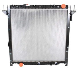 09098 Radiator, Black Powder Coated, Framed - 2018+ Freightliner