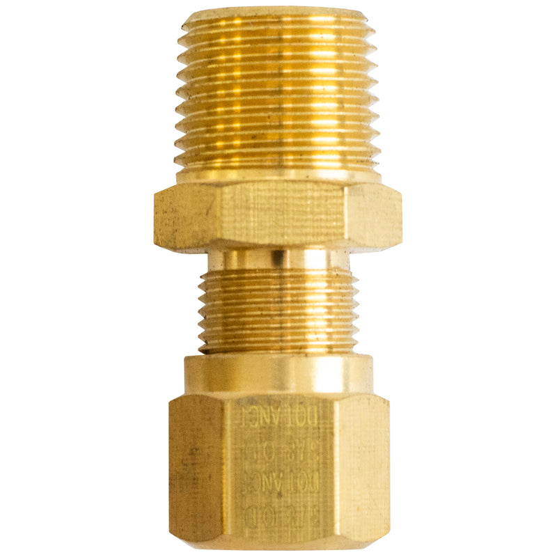 09209 B7003E Brass 3/8"*3/8"